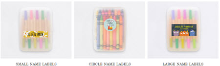 Tiny Print Labels