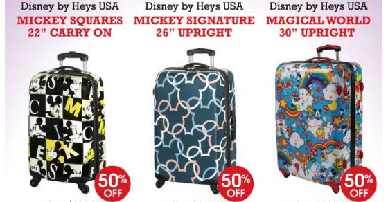 disney luggage sale