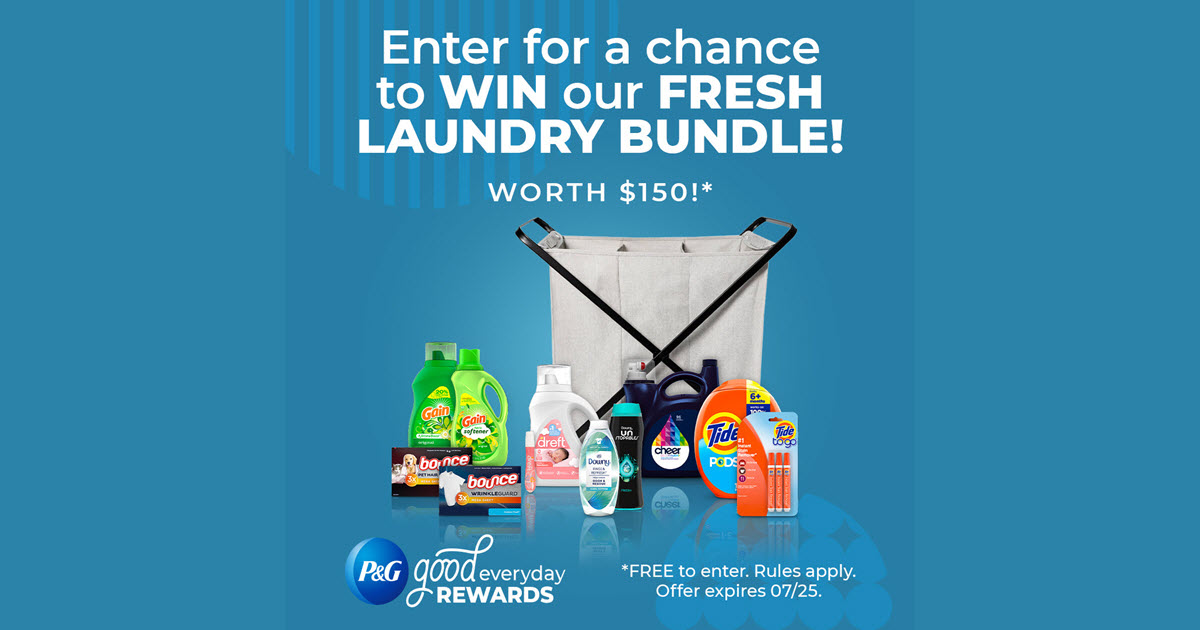 Win a Fresh Laundry Bundle Worth 150 Sunshine Rewards Videoblog