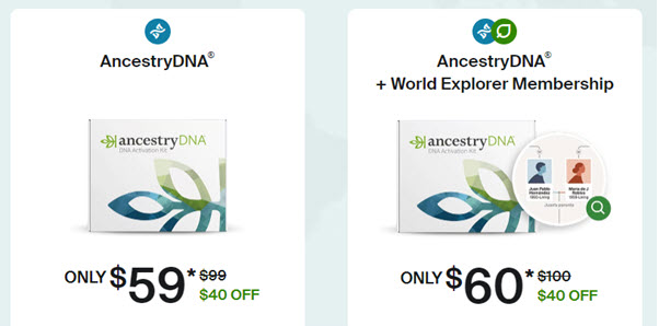 Ancestry DNA offer