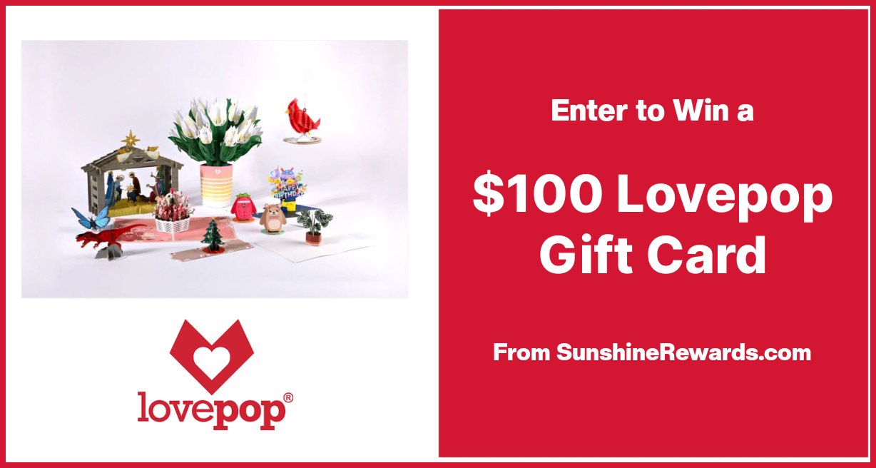 Lovepop Gift Card Contest